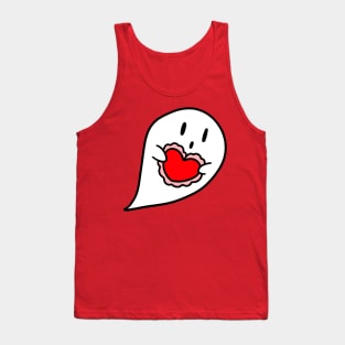 Valentine Heart Ghost Tank Top